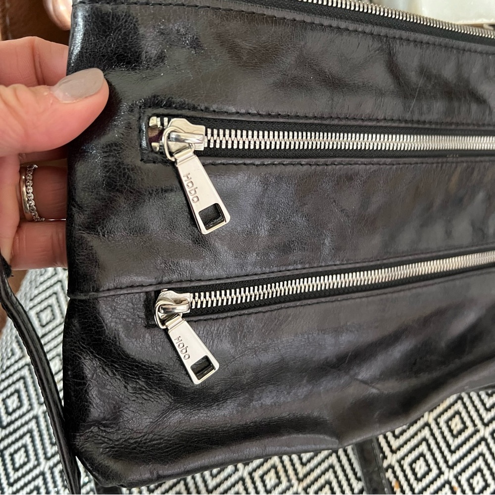 HOBO crossbody genuine leather crossbody. Like new.
